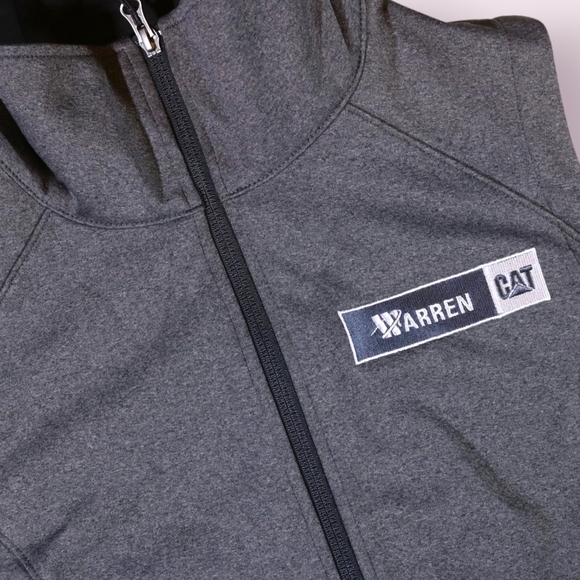 Womens The North Face Ridgeline Windwall Soft Shell Vest M Dark Heather Gray CAT - Picture 2 of 7